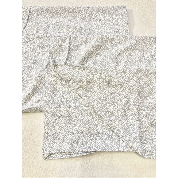 Lauren Ralph Lauren Spencer Leaf Sateen King Pillowcase Set Cotton light blue - Picture 3 of 4